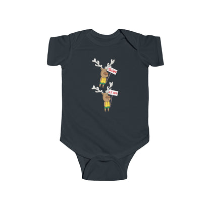 Baby Bodysuit Christmas in the Park Blinky the Reindeer Mascot