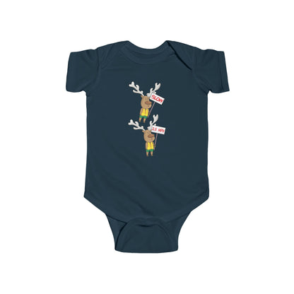 Baby Bodysuit Christmas in the Park Blinky the Reindeer Mascot