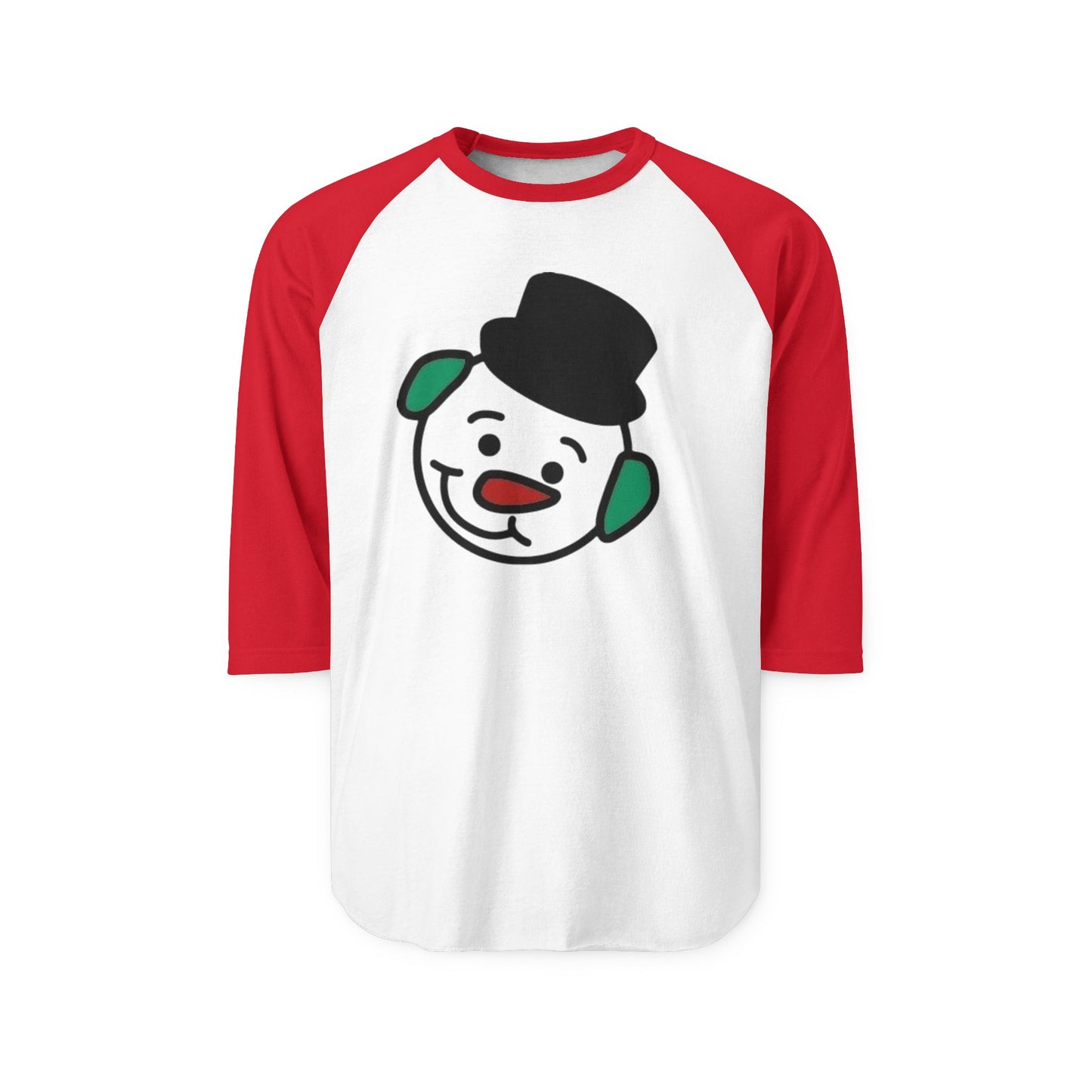 Snowman Hot Chocolate Raglan Shirt
