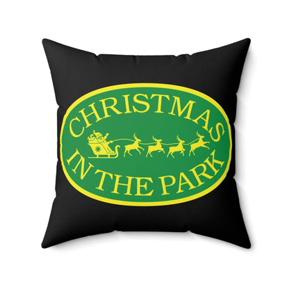 Festive Faux Suede Pillow, Christmas Decor, Cozy Home Accent, Holiday Gift, Unique Cushion, Seasonal Throw Pillow