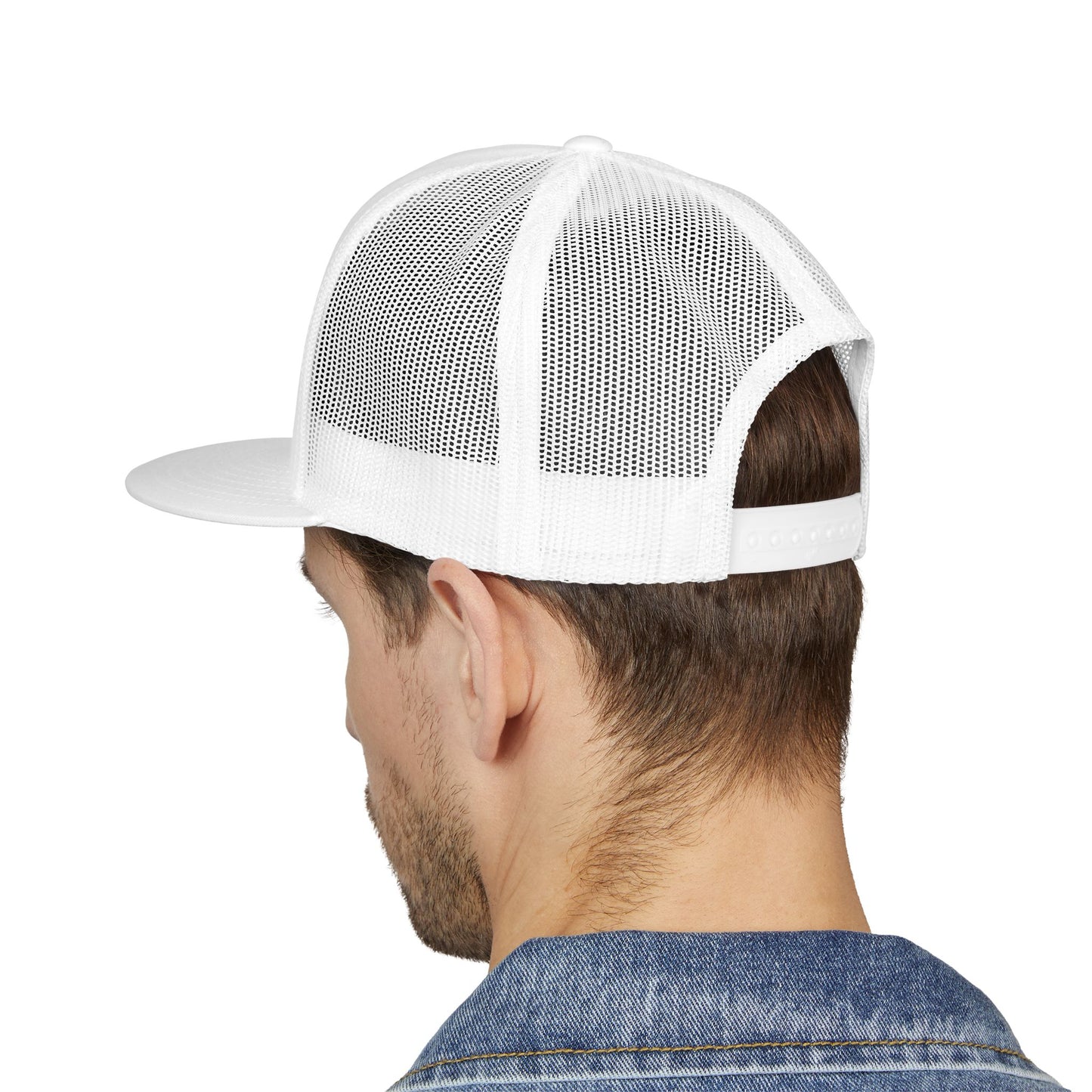 Embroidered Snowman Trucker Cap — Festive Winter Hat