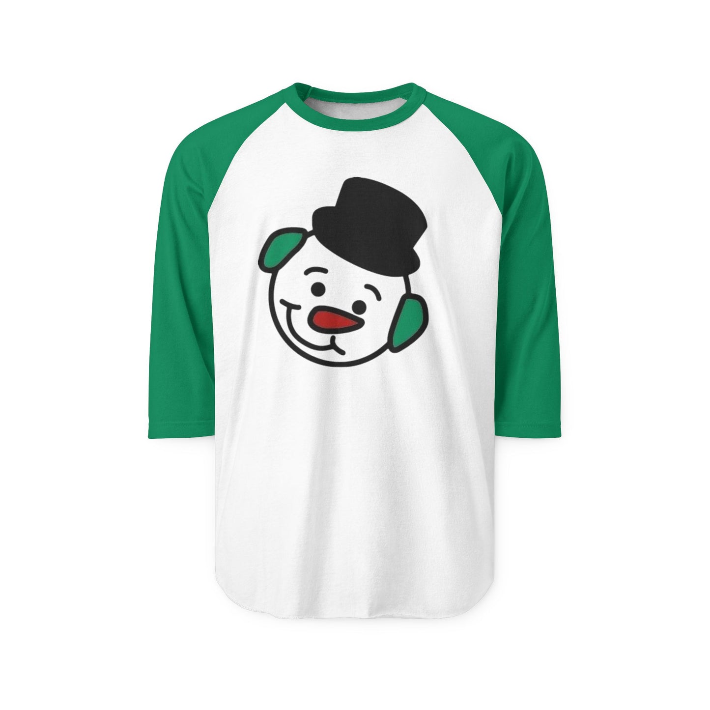 Snowman Hot Chocolate Raglan Shirt