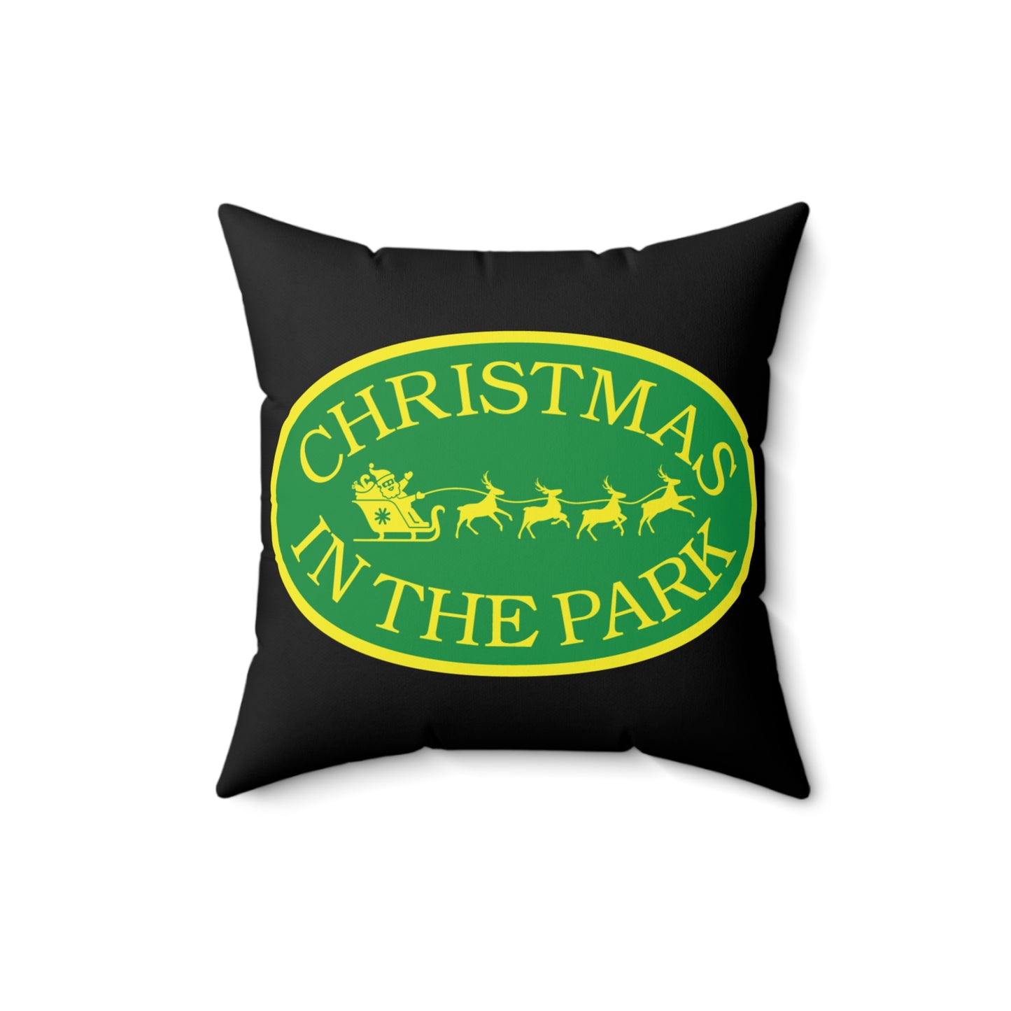Festive Faux Suede Pillow, Christmas Decor, Cozy Home Accent, Holiday Gift, Unique Cushion, Seasonal Throw Pillow