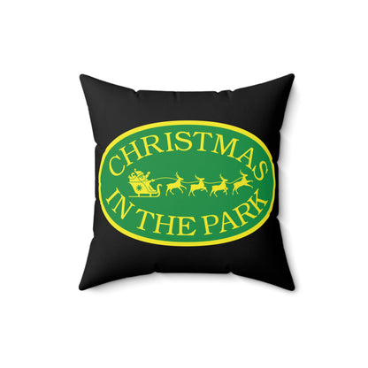 Festive Faux Suede Pillow, Christmas Decor, Cozy Home Accent, Holiday Gift, Unique Cushion, Seasonal Throw Pillow