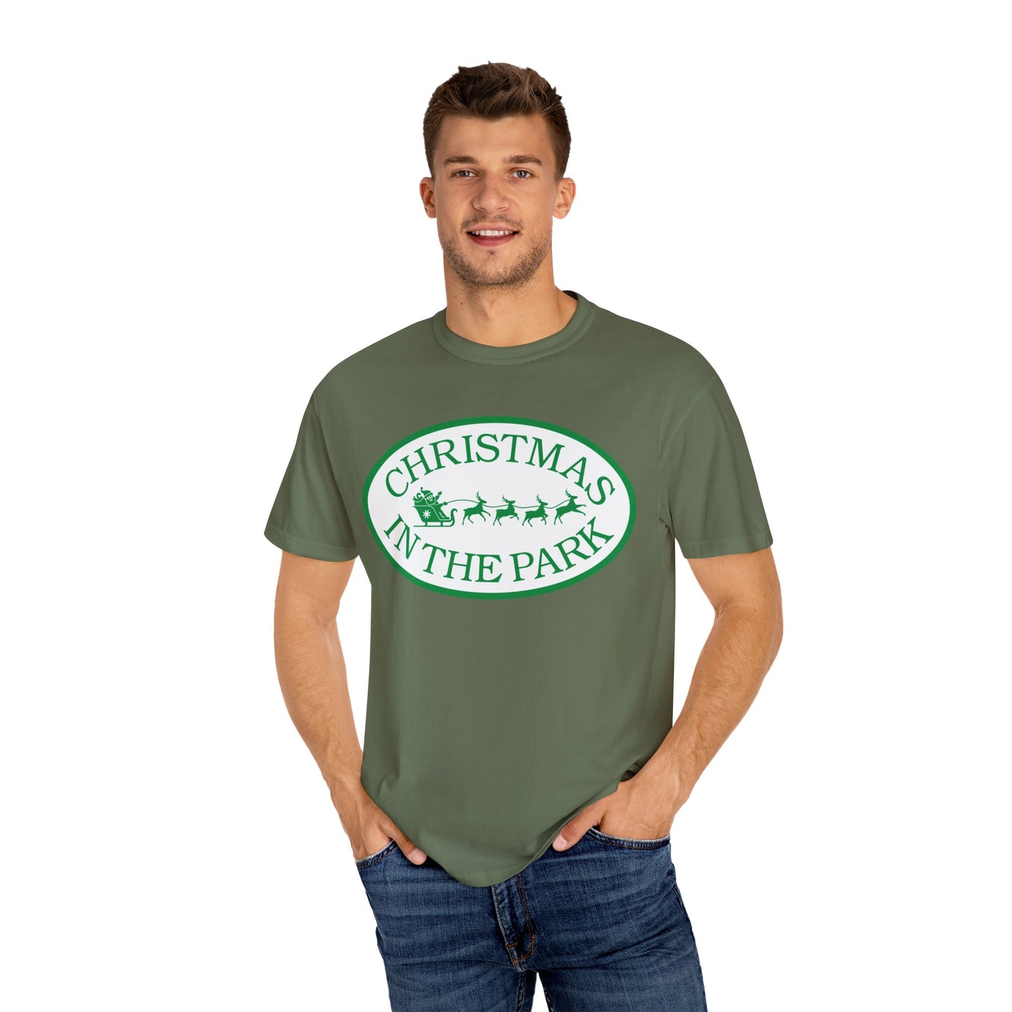 Christmas in the Park T-Shirt | Festive Holiday Tee for Celebrations, Gift for Family, Unisex Christmas Apparel, Joyful Winter Wear