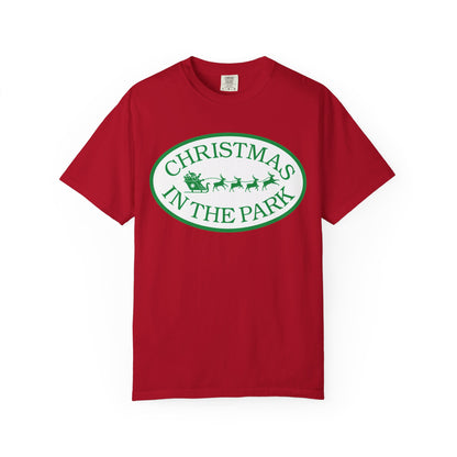Christmas in the Park T-Shirt | Festive Holiday Tee for Celebrations, Gift for Family, Unisex Christmas Apparel, Joyful Winter Wear