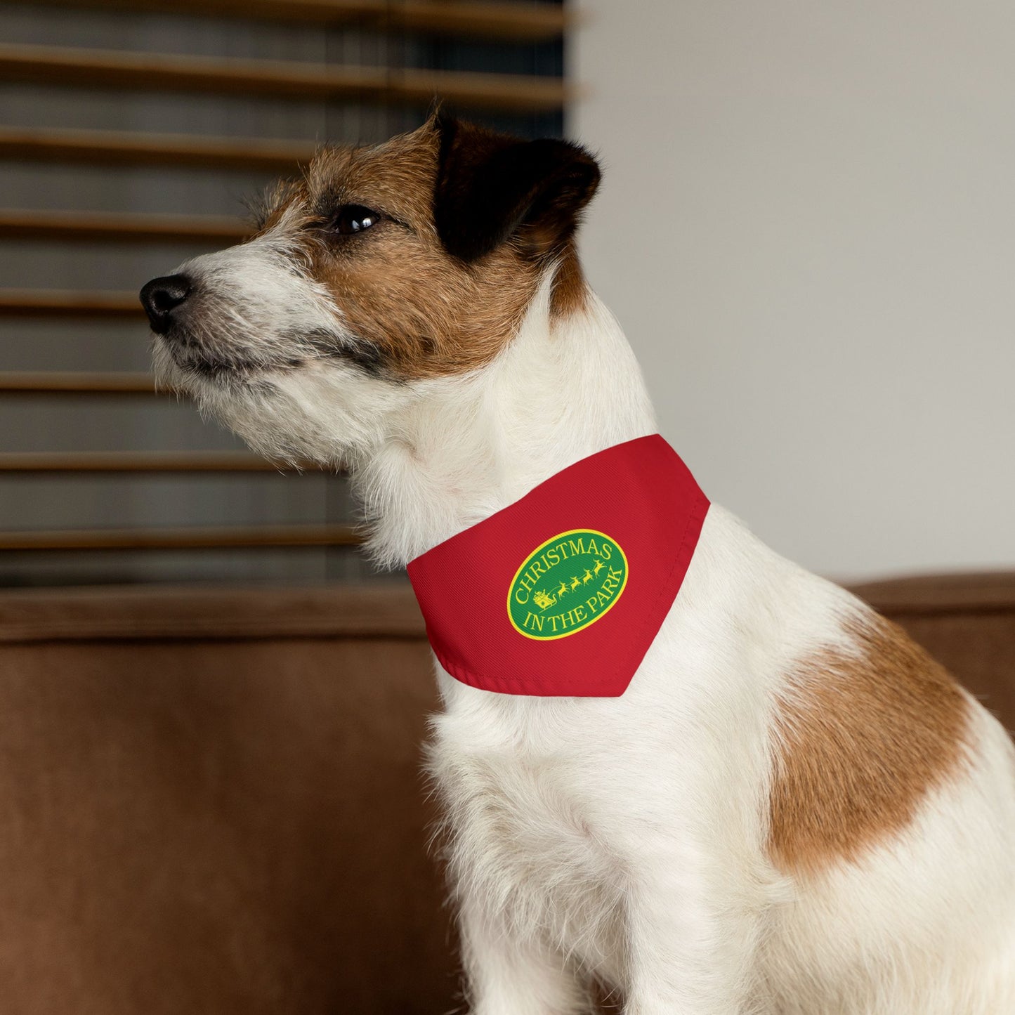 Christmas in the Park Pet Bandana Collar