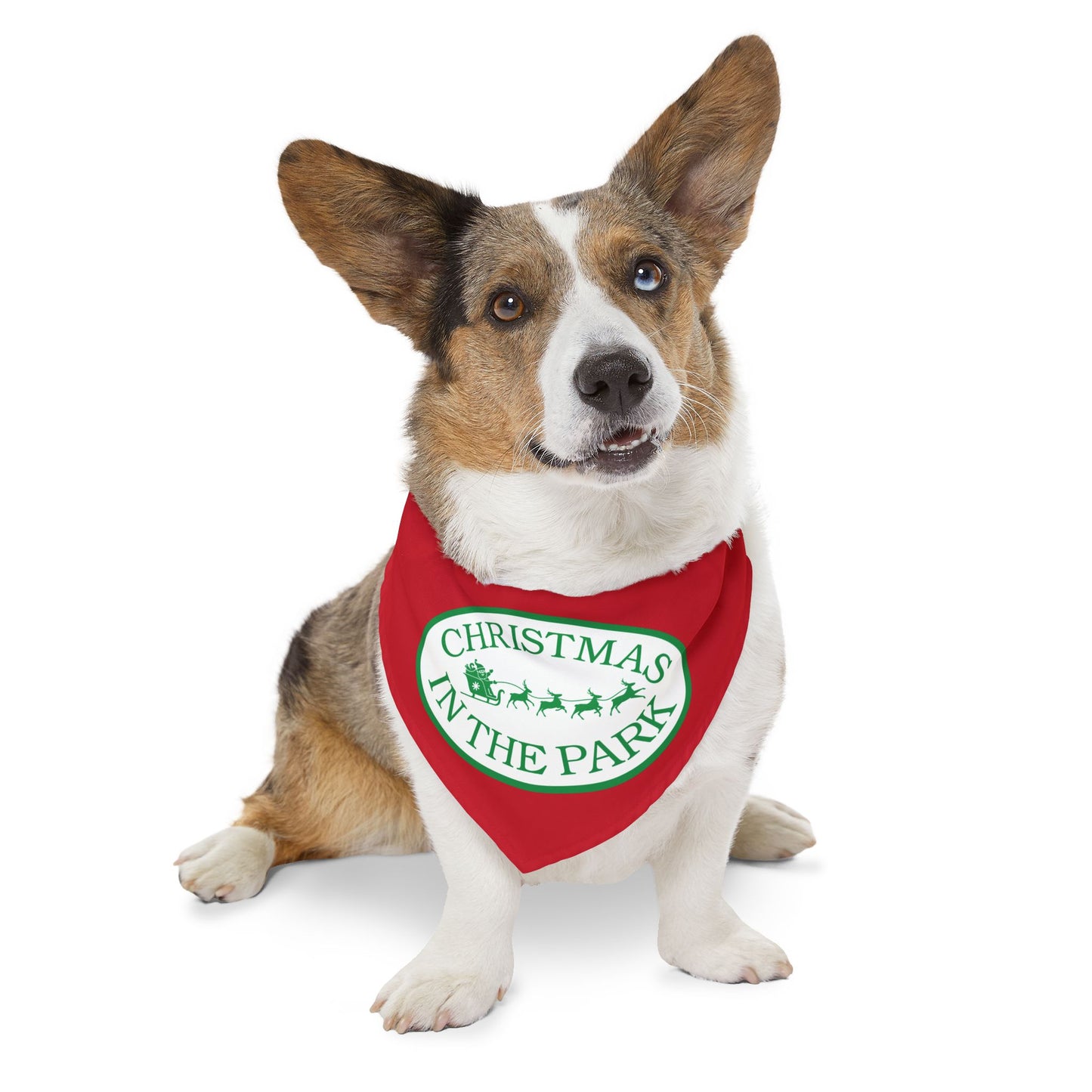 Christmas in the Park Pet Bandana Collar