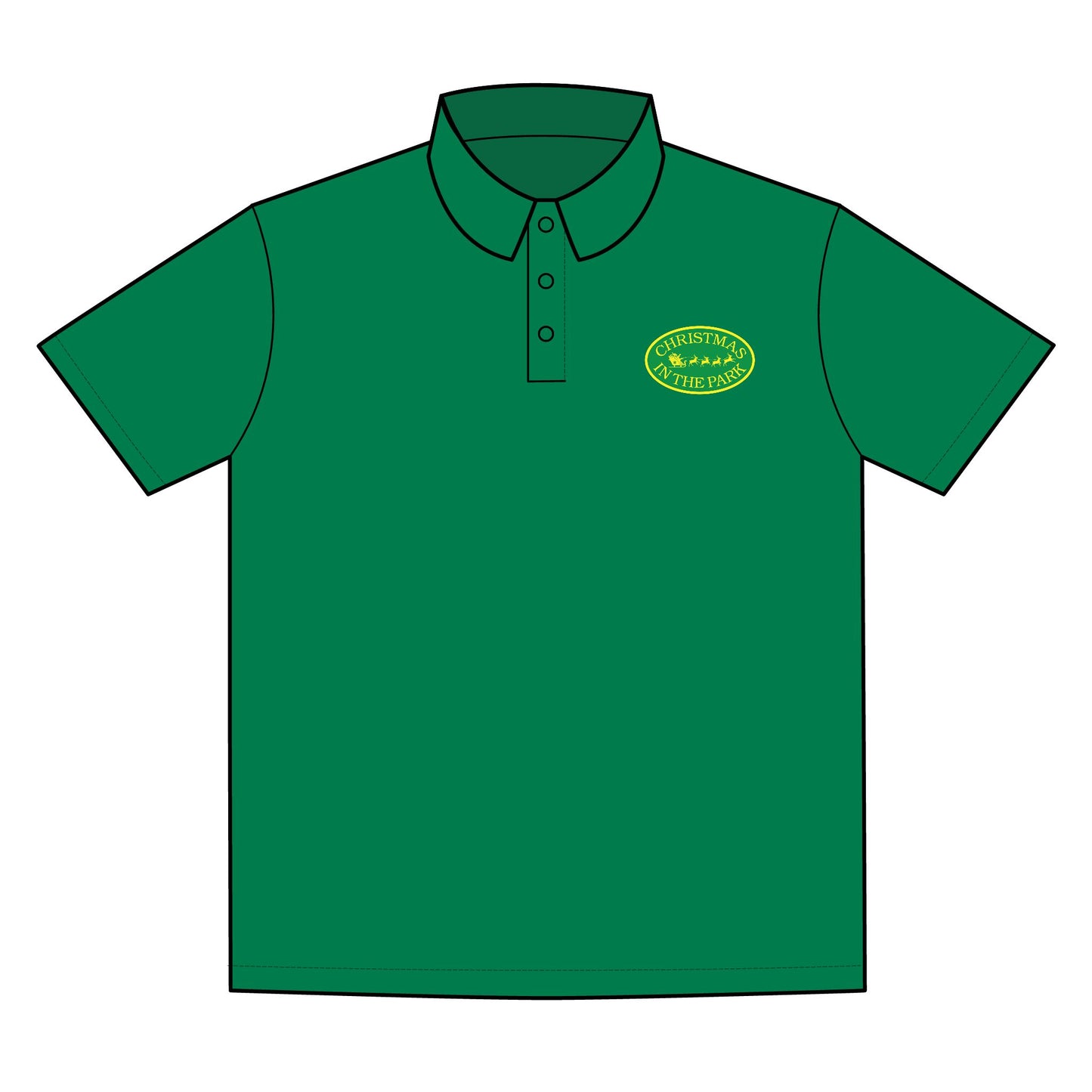 Polo Shirt Christmas in the Park Logo