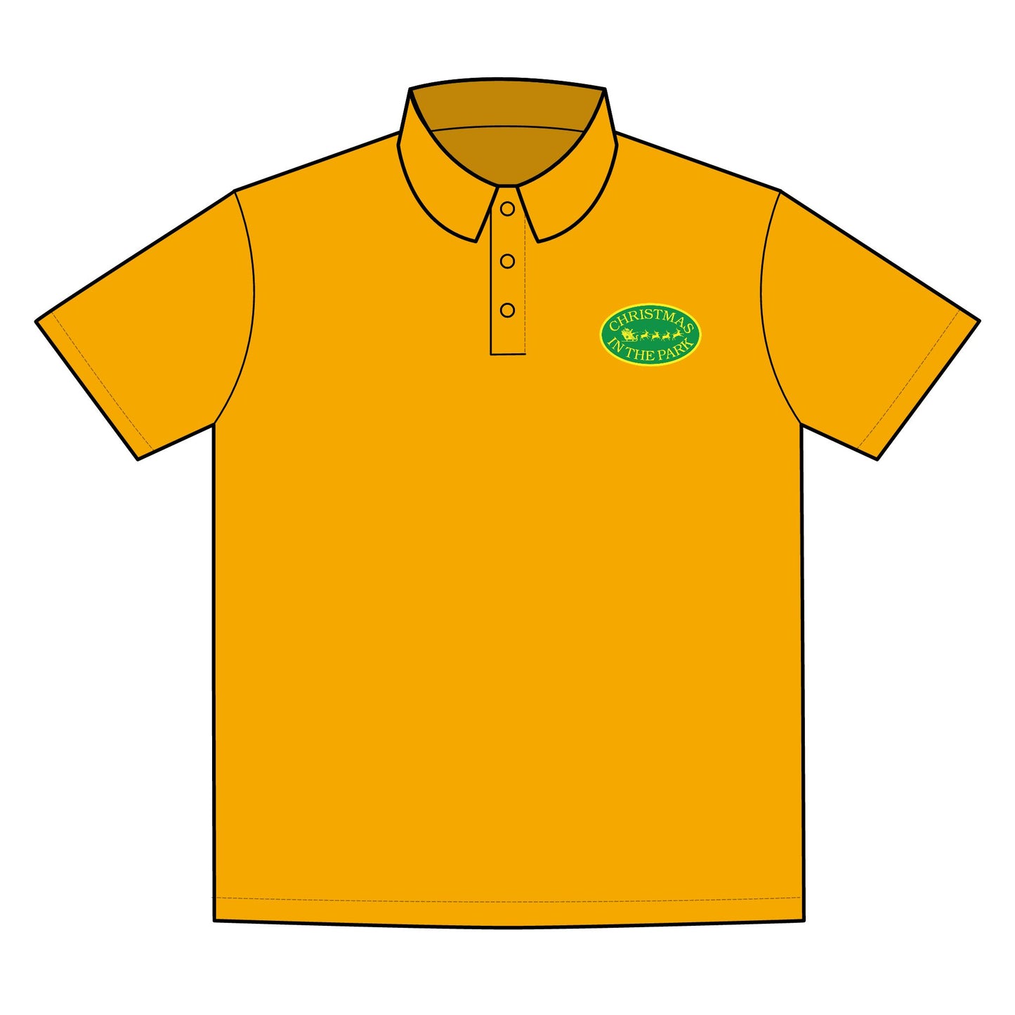 Polo Shirt Christmas in the Park Logo