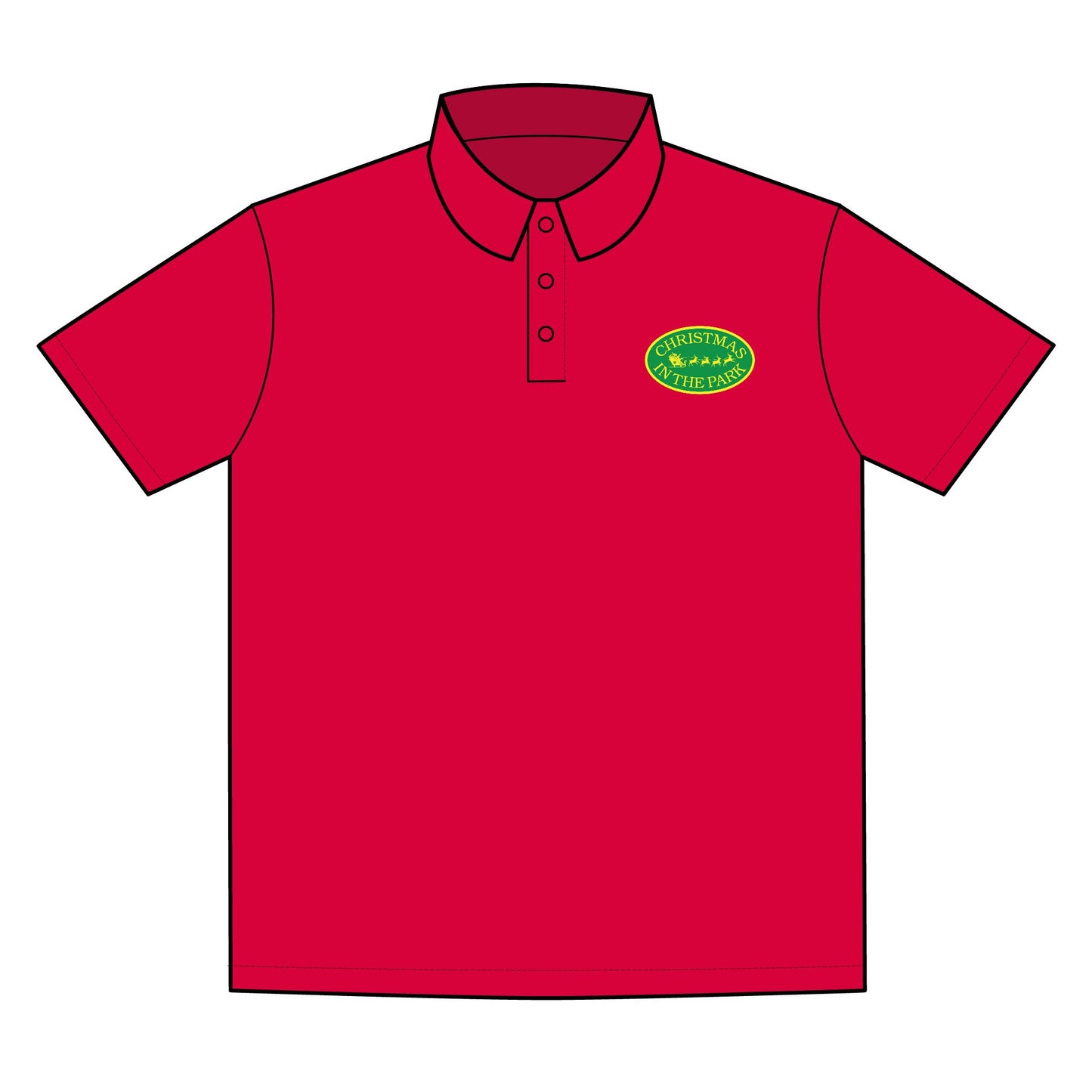 Polo Shirt Christmas in the Park Logo
