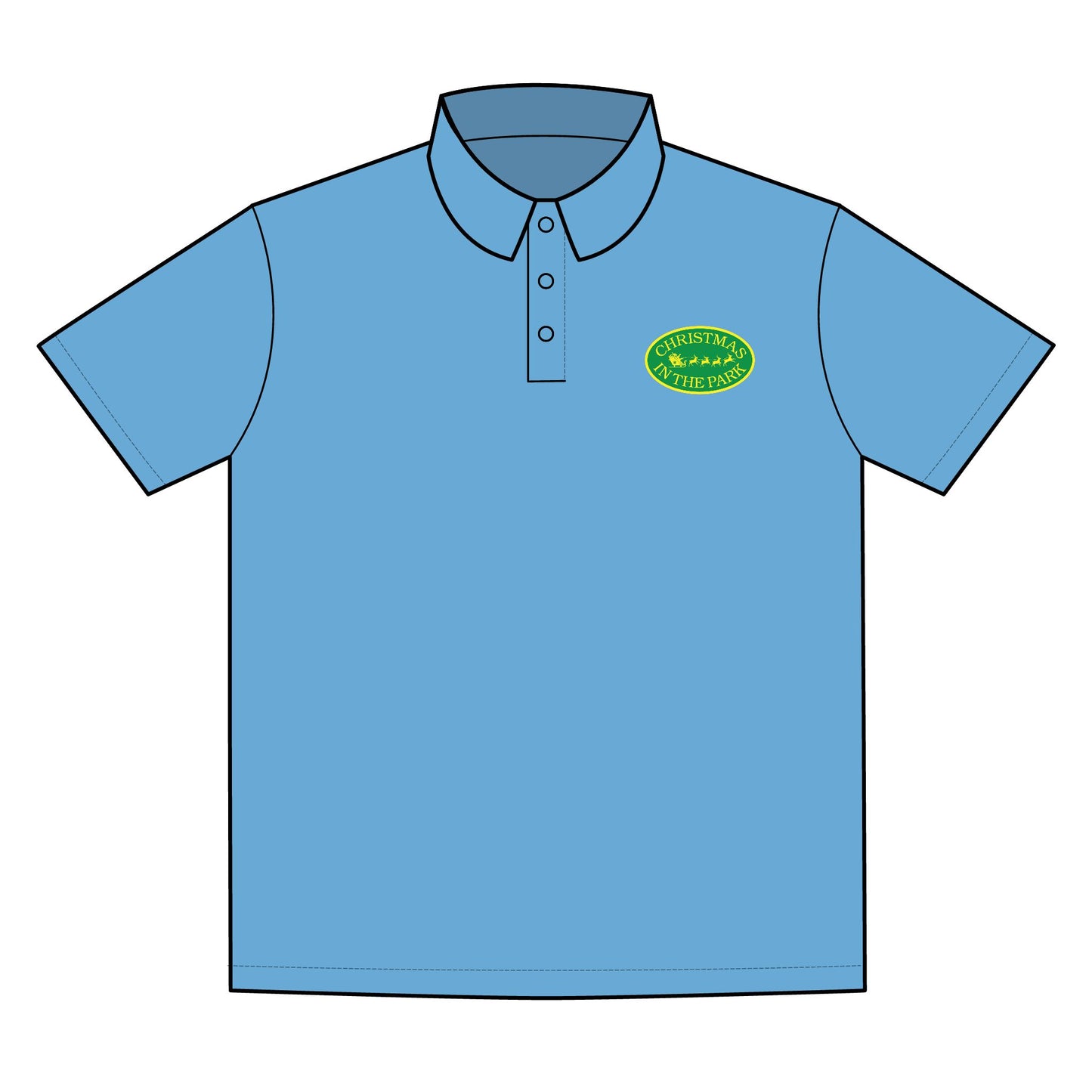 Polo Shirt Christmas in the Park Logo