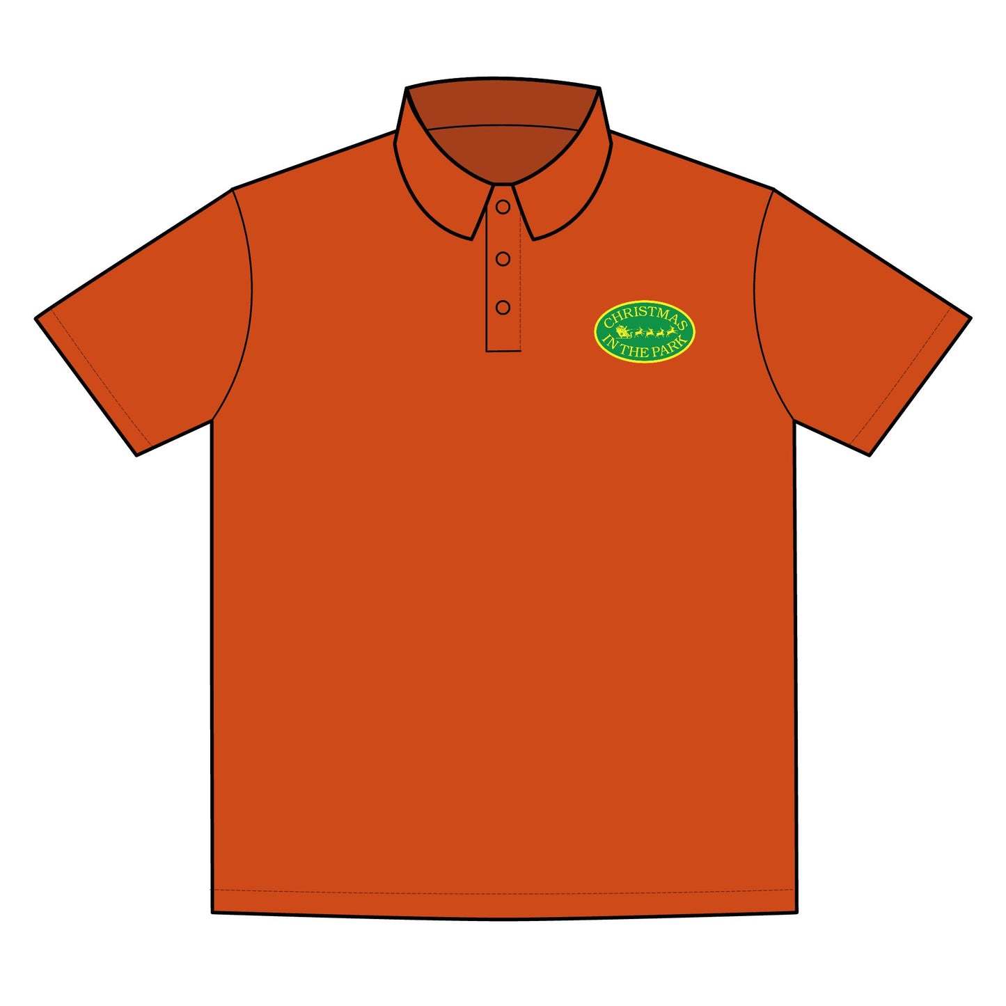 Polo Shirt Christmas in the Park Logo