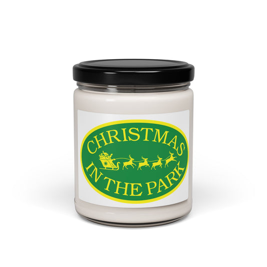 Christmas in the Park Scented Soy Candle, Cozy Holiday Gift, Aromatherapy Candle, Festive Home Decor, Eco-Friendly Candle