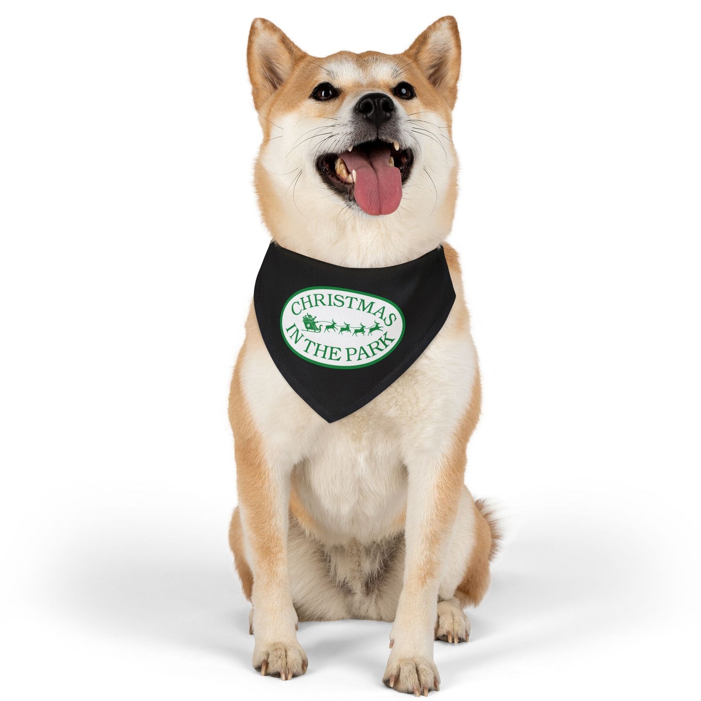 Christmas in the Park Pet Bandana Collar