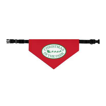 Christmas in the Park Pet Bandana Collar