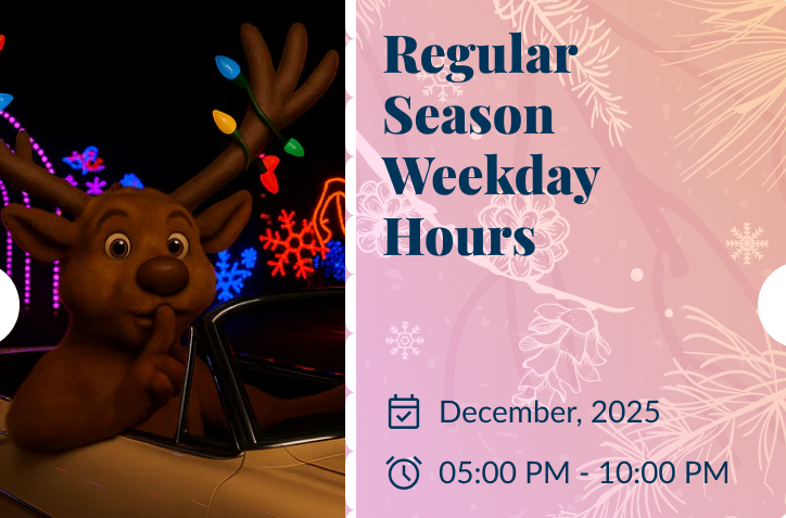 Blinky's Drive-thru 2025 - Regular Season Weekday Hours - December 2025